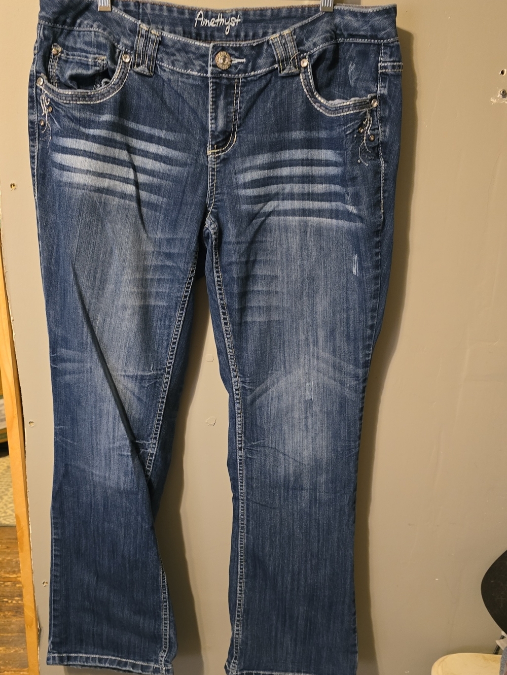 Amethyst Jeans Women's Medium Blue Boot Cut Denim